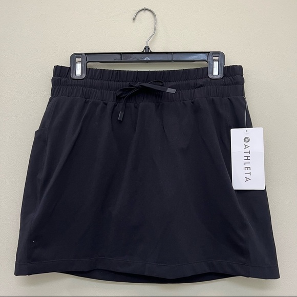 NWT Athleta Black Excursion Hybrid Skort Size XS - Picture 1 of 16